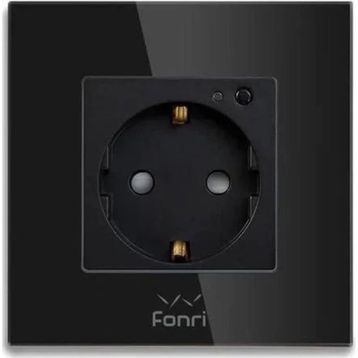 Fonri WF3-EL3-0401-04 Akıllı Siyah Duvar Prizi