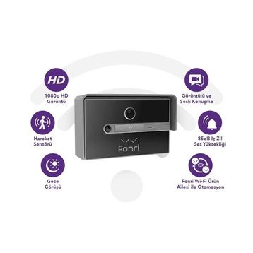 Fonri WF3-EL3-0502-02 Kablosuz Akıllı Kapı Zili