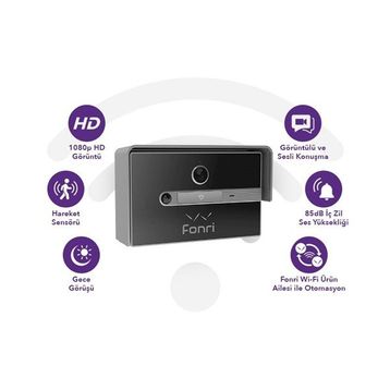 Fonri WF3-EL3-0502-02 Kablosuz Akıllı Kapı Zili