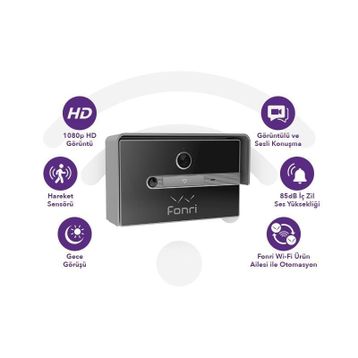 Fonri WF3-EL3-0502-02 Kablosuz Akıllı Kapı Zili
