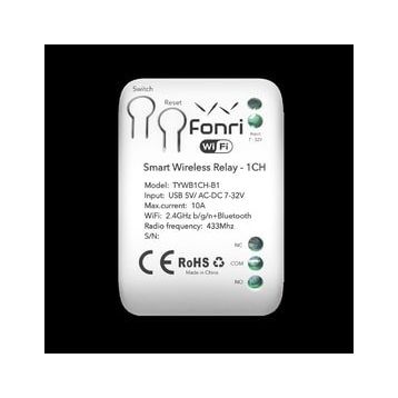 Fonri WF3-TM4-0201-02 Akıllı Kablosuz Tek Kanal Röle