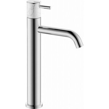Fontana FA-4021M Krom Mermer Yüksek Lavabo Bataryası