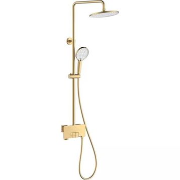 Fontana FJ-3152 Fırçalanmış Altın Duş Ünitesi