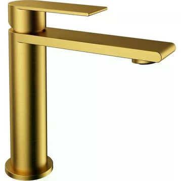 Fontana FJ-SS1012 Fırçalanmış Altın Lavabo Bataryası