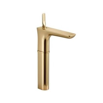 Fontana FK-5122 Mat Altın Yüksek Lavabo Bataryası