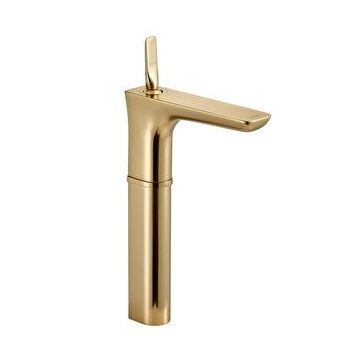 Fontana FK-5122 Mat Altın Yüksek Lavabo Bataryası