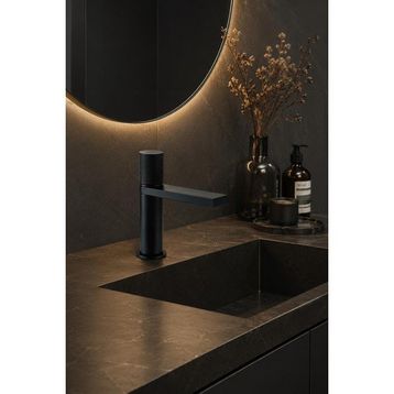 Fontana FK-9115 Mat Siyah Lavabo Bataryası