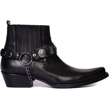 FootCourt Western Siyah Erkek Bot