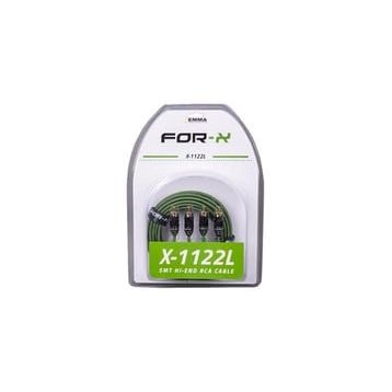 For-X X-1122L 2 RCA + 2 RCA 5 mt Bakır Kablo