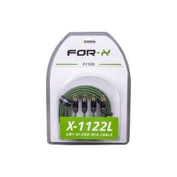 For-X X-1122L 2 RCA + 2 RCA 5 mt Bakır Kablo
