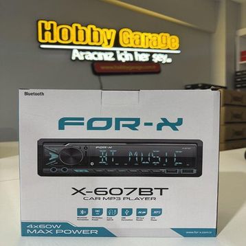 For-X X-607BT 4x60 W Bluetooth Oto Teyp