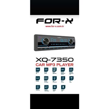 For-X XQ-7350 4x60 W Oto Teyp