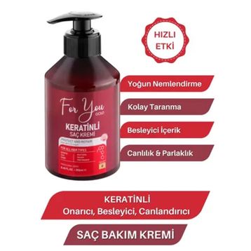 For You Gold Keratinli Onarıcı Besleyici Canlandırıcı 250 ml Saç Kremi