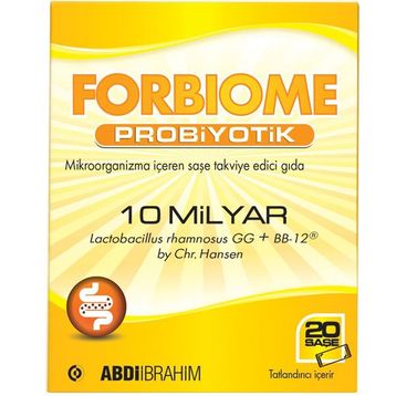 Forbiome Probiyotik 10 Milyar 20 Saşe