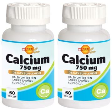 Force Nutrition Calcium 750 mg 60 Tablet