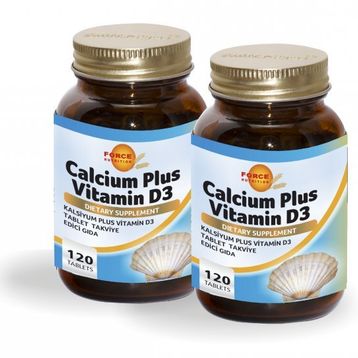 Force Nutrition Calcium Plus Vitamin D3 2x120 Tablet