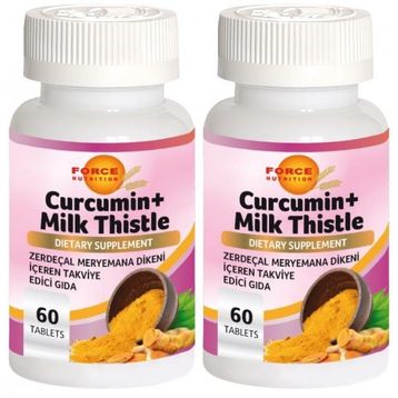 Force Nutrition Curcumin Milk Thistle 2x60 Tablet