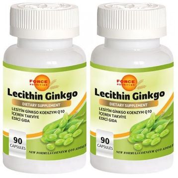 Force Nutrition Lesitin Ginkgo Q10 90 Kapsül