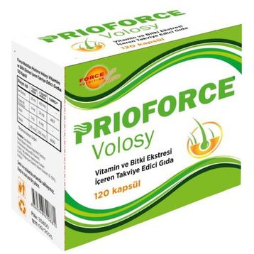 Force Nutrition Prioforce Volosy 120 Kapsül