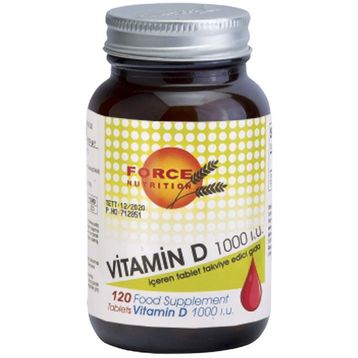 Force Nutrition Vitamin D 1000 IU 120 Tablet