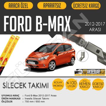 Ford B-Max 2012-2017 Muz Silecek Takımı