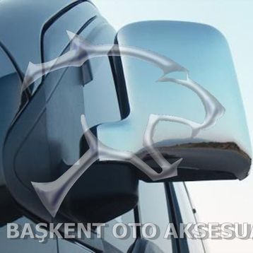 Ford Connect 2002-2009 Krom 2 Parça Ayna Kapağı