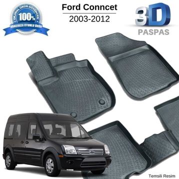 Ford Connect 2002-2013 3D Havuzlu Paspas