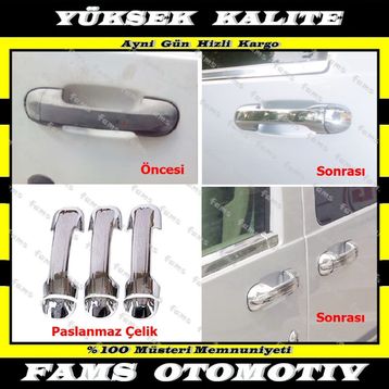 Ford Connect 2002 2014 3 Kapı Krom Kapı Kolu