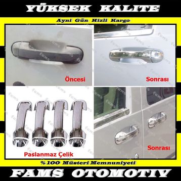 Ford Connect 2002 2014 4 Kapı Krom Kapı Kolu