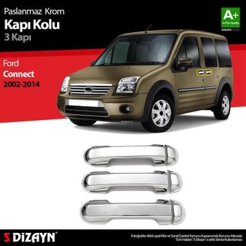 Ford Connect 2002 2014 5901122 3 Kapı Krom Kapı Kolu