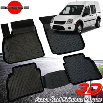 Ford Connect 2002-2015 3D Havuzlu Paspas