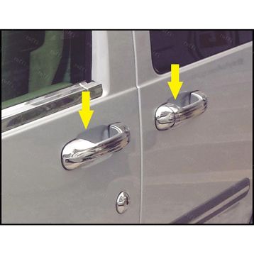 Ford Connect Paslanmaz Çelik 2002 2014 3 Kapı Krom Kapı Kolu