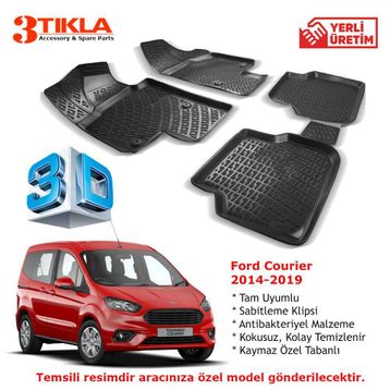 Ford Courier 2014 3D Havuzlu Paspas