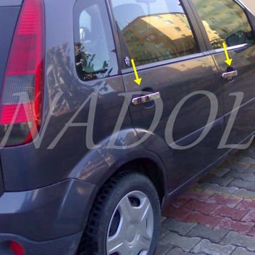 Ford Fiesta 2002 2008 Paslanmaz Çelik 4 Kapı Krom Kapı Kolu