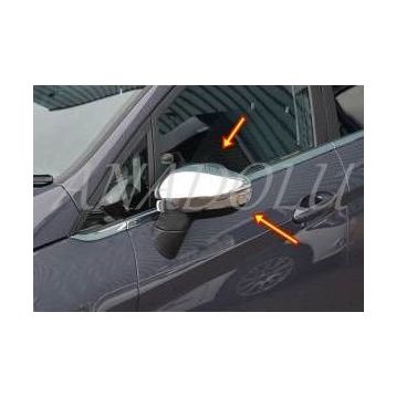 Ford Fiesta 2009-2017 Krom 2 Parça Ayna Kapağı