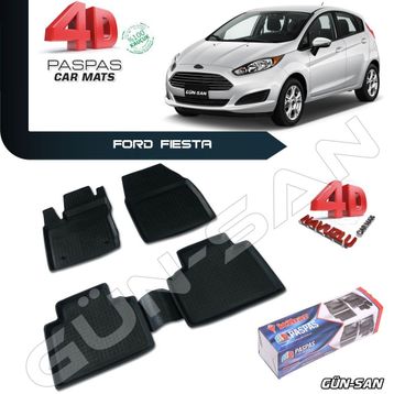 Ford Fiesta 2015-2017 4D Havuzlu Paspas