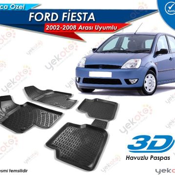 Ford Fiesta 2019 Model 3D Havuzlu Paspas