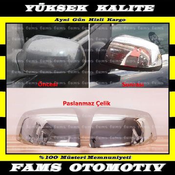 Ford Focus 2005-2008 Krom 2 Parça Ayna Kapağı