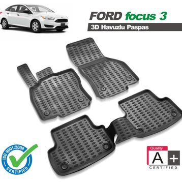 Ford Focus 3 3D Havuzlu Paspas