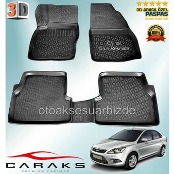 Ford Focus 3 3D Havuzlu Paspas