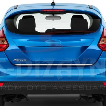 Ford Focus 3 Hb 2011-2014 Krom Bagaj Alt Çıtası