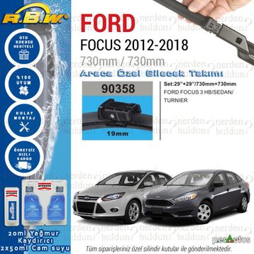 Ford Focus 3 RBW 2012-2018 Muz Silecek Takımı