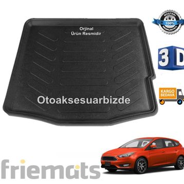 Ford Focus HB 2014-2018 3D Bagaj Havuzu