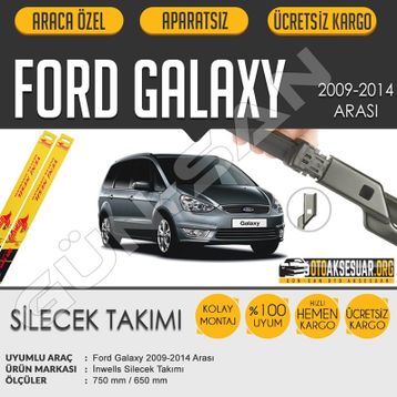 Ford Galaxy 2009-2014 Muz Silecek Takımı