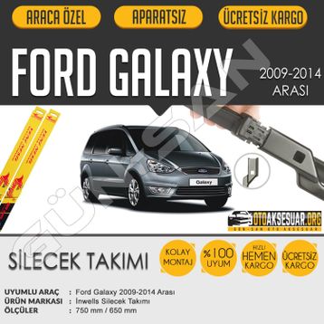 Ford Galaxy 2009-2014 Muz Silecek Takımı