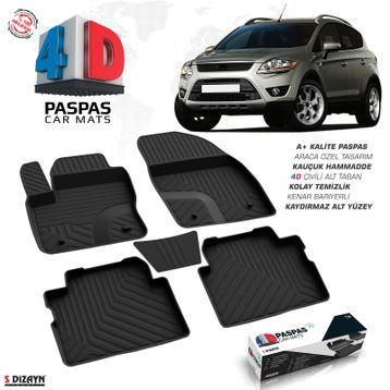 Ford Kuga 2008-2013 4D Havuzlu Paspas