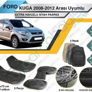 Ford Kuga 2008 3D Havuzlu Paspas
