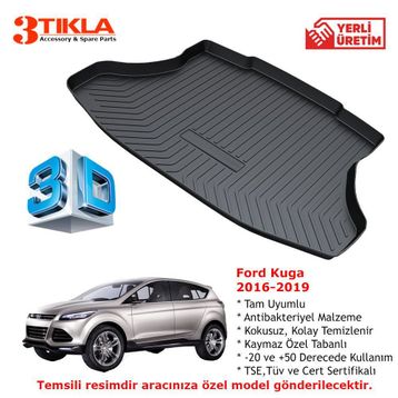 Ford Kuga 2016-2019 3D Bagaj Havuzu