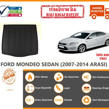 Ford Mondeo Sedan 2007-2014 Halı Bagaj Havuzu
