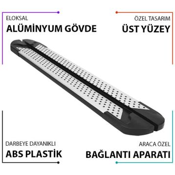 Ford Ranger 2007-2012 Almond Yan Basamak